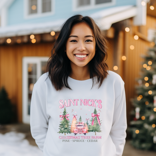 Saint Nick's Christmas Tree Farm Sweater